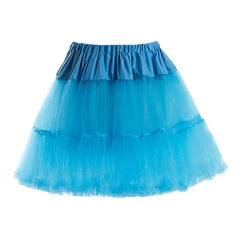 Tüllrock 50er Rock Unterrock Damen Rock Hohe Taille Tutu Rock Tüllrock Retro Ballett Blase Petticoat 50er Tutu Unterrock Tütü Minirock Reifrock Unterrock Kleid Tüll Underskirt Für Abschlussball Party von Generic