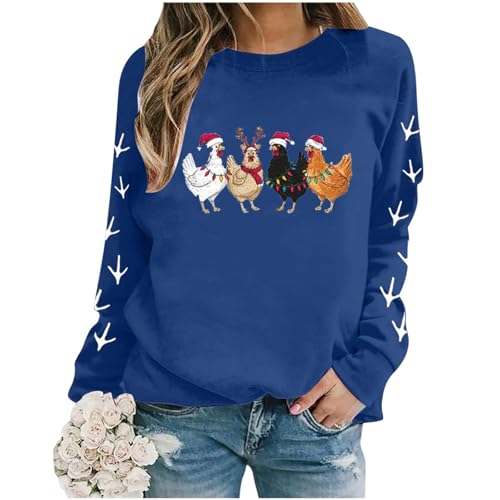 Ugly Christmas Sweater Bequemer Damen Weihnachts Hoodie Damen Pullover Weihnachten Mit Weichem Stoff Festliches Damen Sweatshirt Weihnachten Gemütlicher Damen Kapuzenpullover Mit Futter von Generic