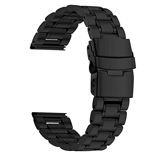 Uhrenarmband, 22 mm, 20 mm, Uhrenarmband, Schnellverschluss, Metall, Edelstahl, Ersatzuhrenzubehör von Generic