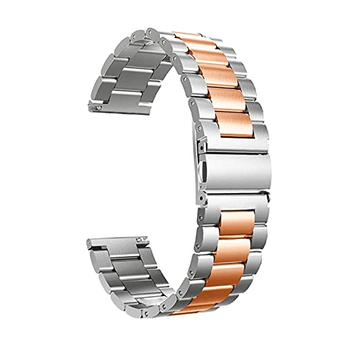 Uhrenarmband aus massivem Metall für Uhrenarmband, für Schnellverschluss-Uhren-Edelstahlarmband-Ersatz 20 mm 22 mm von Generic