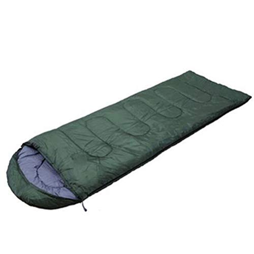 Umschlagschlafsack für Outdoor-Camping, Thermo-Winterschlafsack für Erwachsene, Schlafsack für Outdoor-Reisen (Armeegrün) von Generic