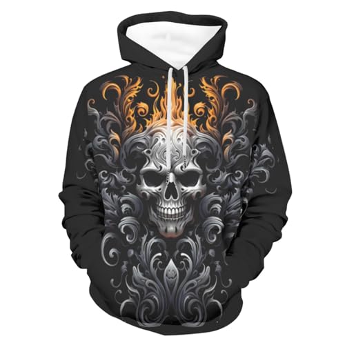 Unisex 3D Halloween Druck Hoodie Herren Jogginganzug Damen Sweatshirts Hoody (hoodie7,2XL) von Generic