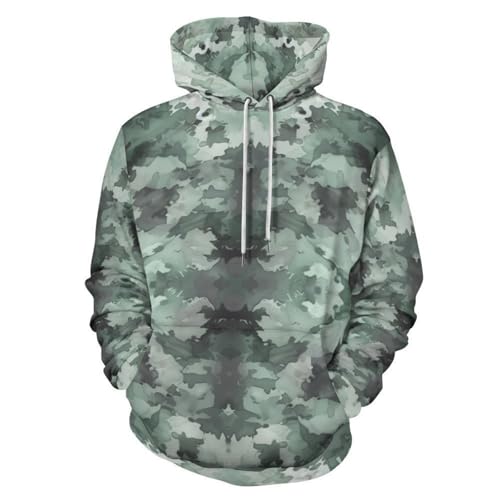 Unisex Jogging 3D Jogginganzug Skull Jogginganzug für Herren Pullover Hoodie Herren Damen Kapuzenpullover Pullover Langarm Sweatshirt S-6XL (Style 4#,XXL) von Generic