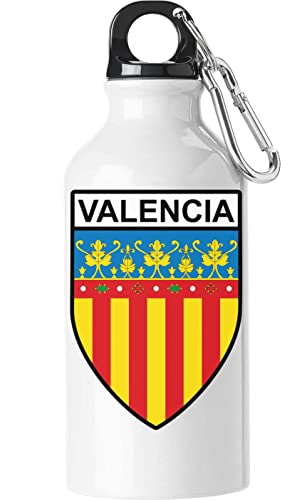 Valencia Shield Graphic Touristische Wasserflasche Weiß 500ml von Generic