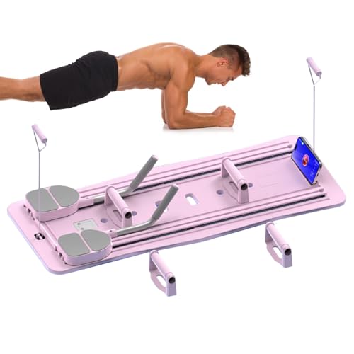 Verstellbares Fitnessbrett - Hochfeste Pilates-Ausrüstung, platzsparendes Trainingsgerät | Robustes Trainingsbrett für Brust und Bauchmuskeln, Equipment Supplies von Generic