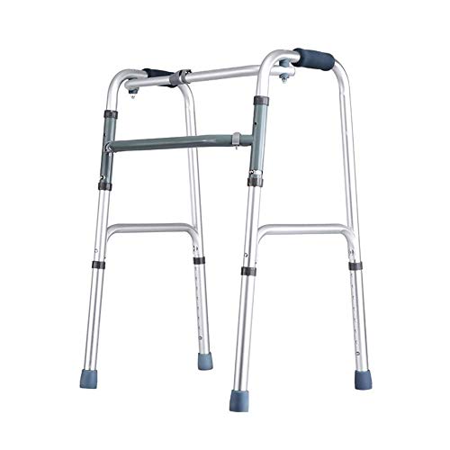 Walking aids Rollator-Gehhilfe für ältere Menschen, zusammenklappbare Rollatoren mit 8-stufig verstellbarem Aluminium-Gestell für geblutete Menschen, Zubehör Nicht im Lieferumfang enthalten Walking von Generic