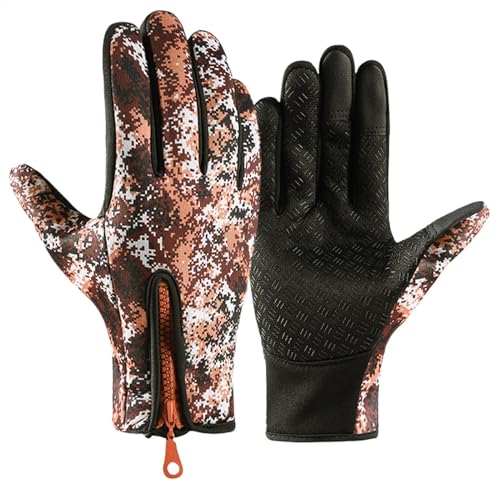 Warme Radfahren-Fäustlinge,Phone Touch Winter-Fäustlinge - 1 Paar Touch-Control-Handschuhe für und Winter,Damen Herren Sportbekleidung Indoor Outdoor Handschuhe Wasserdicht für Reisen, Wandern von Generic