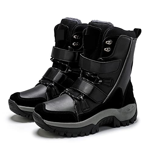 Winter warme und praktische Schuhe, Motorradstiefel, Damen-Schneestiefel, warme Winterstiefel, wasserdichte Outdoor-Stiefel, Bequeme Winter-Wanderschuhe, gefütterte Stiefeletten. von Generic