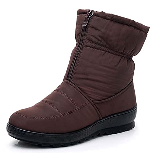 Warme und praktische Winterschuhe Damenschuhe Damenstiefel wasserdichte Schuhe für Damen Damen Winterstiefel Damen Damenschuhe Plateauschuhe Damenschuhe von Generic