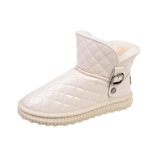 Warme und praktische Winterschuhe Damenschuhe Warme Winterstiefeletten für Damen wasserdichte, mit Baumwolle gepolsterte Schuhe. von Generic