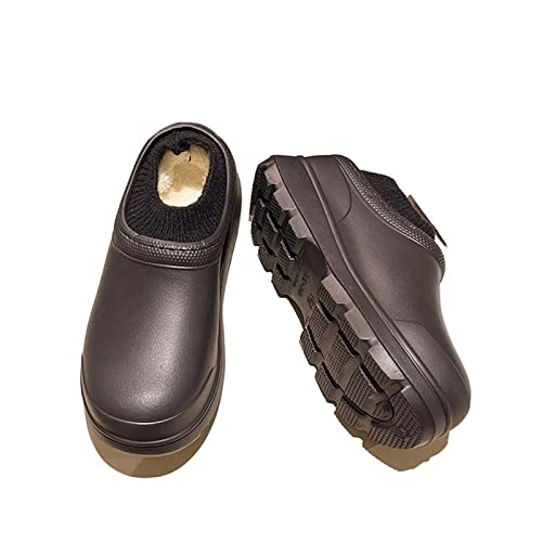 Warme und praktische Winterschuhe Damenschuhe Winterschneestiefel Damen Trend wasserdichte warme rutschfeste Schuhe Grün Weiße Stiefeletten Damen Stiefeletten Flache Gummistiefel von Generic