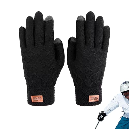 Wasserdichte Winterhandschuhe, Touchscreen-Handschuhe | Warme Herren-Fahrhandschuhe, wasserdichte Laufhandschuhe,Winter-Laufhandschuhe, rutschfeste, winddichte Fahrradhandschuhe für Mobiltelefone, Tab von Generic