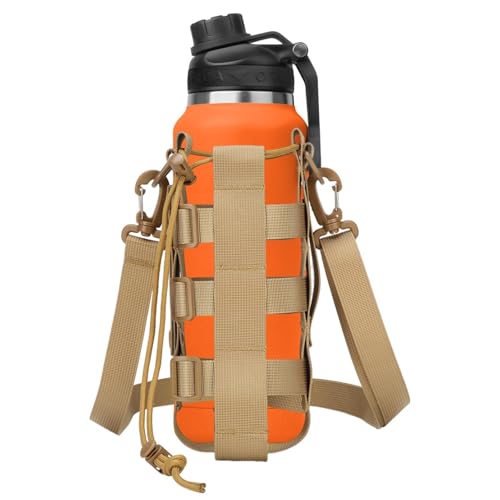 Wasserflaschen-Tasche – Wasserflaschen-Umhängetasche, wasserdichte Sportflaschen-Tragetasche mit verstellbarem Schultergurt zum Wandern, Outdoor-Sport von Generic