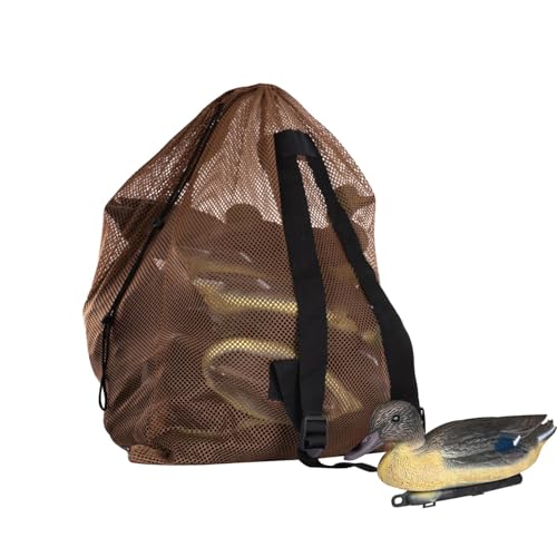 Wasservogel-Ködertasche, Mesh-Ködertaschen für die Jagd,Netztasche zum Schutz vor Wasservögeln - Wasservogeltasche mit verstellbaren Trägern, Jagdausrüstung zum Schutz von Truthähnen und Entenködern von Generic