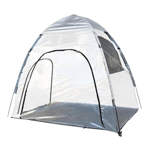 Weather Pod – transparentes Outdoor-Zelt, Instant-Campingzelt, Sportzelt, Zelt-Regen-Pod, Camping-Unterstand, transparentes PVC-Fußballzelt für Veranstaltungen, Angeln von Generic