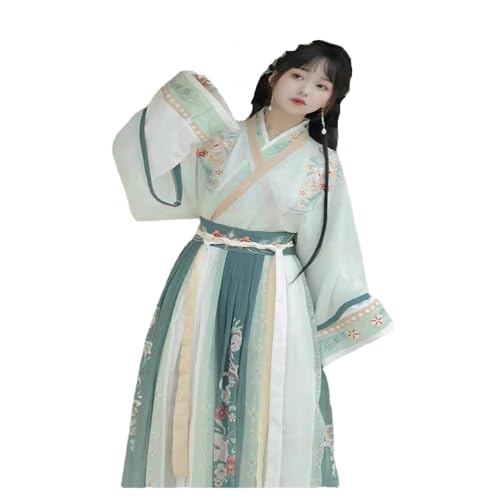 Wei Jin Hanfu Damen-Ru-Rock im chinesischen Stil, antikes Kleid, Rot von Generic