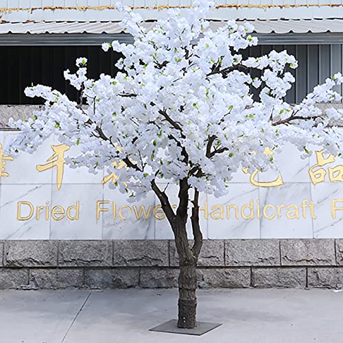 White Cherry Blossom Trees Artificial Handmade Tree Artificial Plant Indoor Outdoor Home Office Party Wedding Decoration White- 100cm von Generic