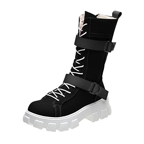 Winter-Damenstiefel, atmungsaktive Retro-Damenstiefel, Langschaftstiefel von Generic