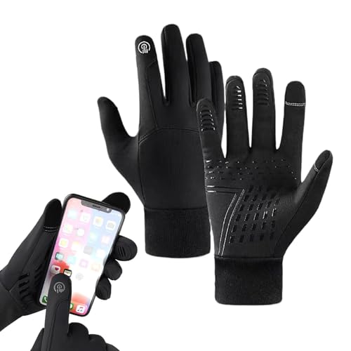 Winter-Fahrradhandschuhe - Wintersporthandschuhe, Vollfinger-Trainingshandschuhe | Vollfinger-Trainingshandschuhe, leichte Laufhandschuhe, warme, rutschfeste Winterhandschuhe für das Training von Generic