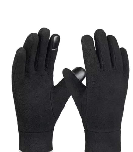 Winter Handschuhe Fleece Sport warm Winddicht Jogging Unisex Touchscreen Sport (XL) von Generic