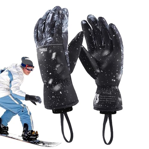 Winter-Skihandschuhe, Skihandschuhe für Herren | Winterhandschuhe Skihandschuhe - Touchscreen-Schneehandschuhe, wasserdicht, Reithandschuhe zum Skifahren, Snowboarden von Generic