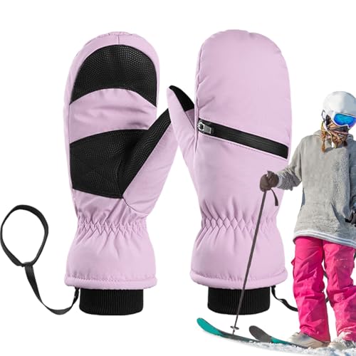 Winter-Skihandschuhe, wasserdichte Ski- und Schneehandschuhe,Wasserdichte Winterhandschuhe Snowboardhandschuhe Fäustlinge | Snowboard-Handschuhe, rutschfeste Winterhandschuhe für kaltes Wetter, für Mä von Generic