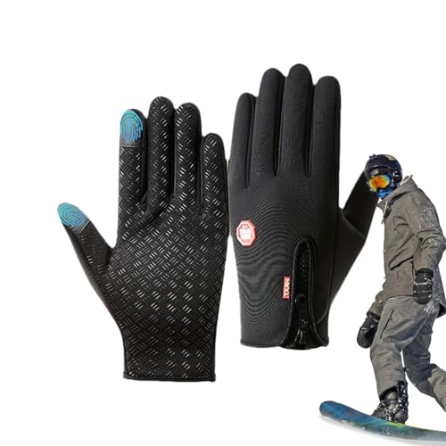 Winter-Thermo-Schneemobil-Handschuhe, Schnee-Ski-Handschuhe mit Bildschirm, Schnee-Handschuhe, Handschuhe für kaltes Wetter, Winddichte Ski-Schnee-Handschuhe für Männer und Frauen, von Generic