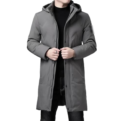 Winter verdicken Designer Casual Outwear Herren Parkas Jacke Longline Windjacke Mäntel von Generic