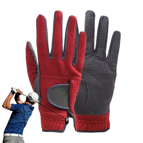 Wintergolfhandschuhe – Thermal Golf Wintergolf, Grip-Trainer-Handschuhe. Grip-Trainings-Golfhandschuh | Chipping-Korrekturhandschuhe, Kaltwetter-Golfhandschuhe für Herren, rutschfeste Golfhandschuhe f von Generic