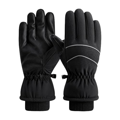 Winterhandschuhe,Thermohandschuhe,wasserdichte warme Vollfinger | Thermo-Snowboard-Handschuhe, rutschfeste und verschleißfeste Schneehandschuhe zum Skifahren, Radfahren von Generic