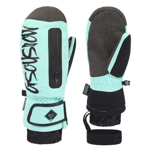 Winterhandschuhe Damen Herren, Wasserdicht Fausthandschuhe Winter Warme Fäustlinge, Thermo Fahrradhandschuhe Skihandschuhe Touchscreen Snowboard Handschuh von Generic