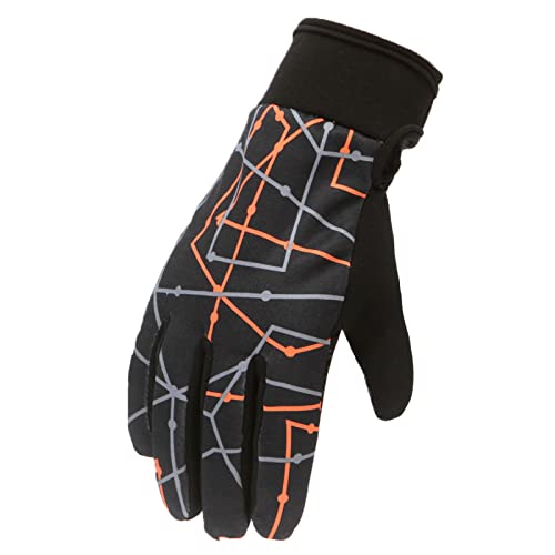 Winterhandschuhe Tier Winter warme Snowboarding Skating Winddichte Skihandschuhe Damen Schnee Herren und Outdoor-Handschuhe Handschuhe Winter Damen Touchscreen (Orange, One Size) von Generic