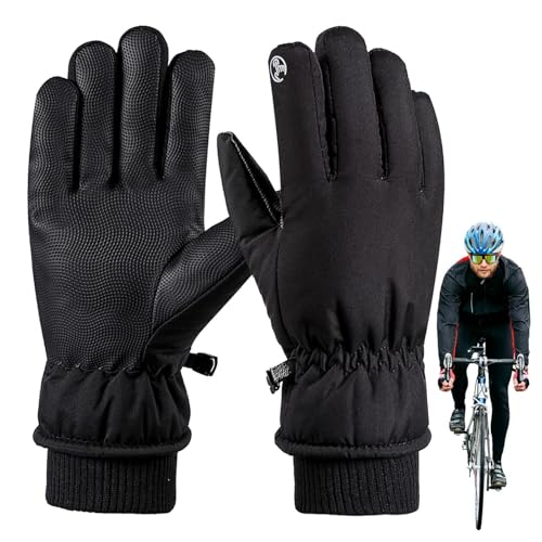 Winterhandschuhe – winddichte Winterhandschuhe für Herren und Damen, Schneemobil-Thermo-Winterhandschuhe, Touchscreen-Handschuhe, Ski-Handschuhe zum Fahren, Radfahren, Laufen von Generic