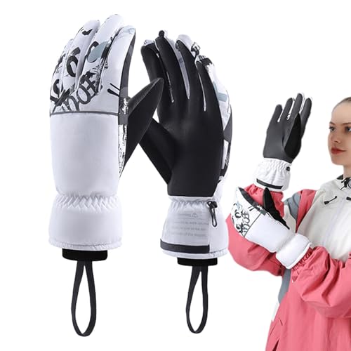 Winterskihandschuhe, Skihandschuhe für Herren | Snowboardhandschuhe warme Handschuhe | Skihandschuhe mit Touchscreen, Schneehandschuhe, wasserdichte Reithandschuhe von Generic