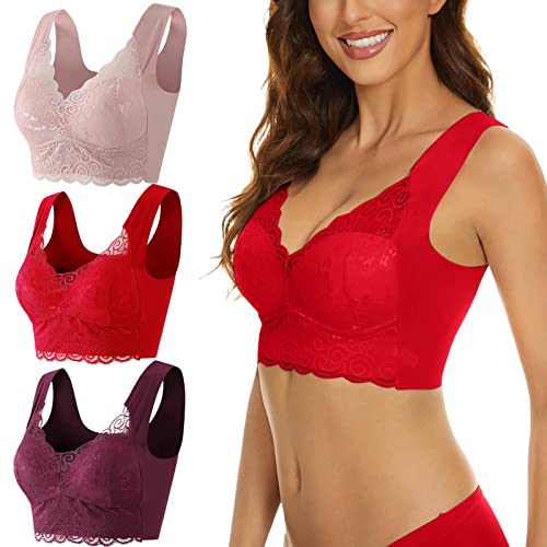 Womens Strech Ohne Buegel Push up Yoga Sports BH Bra Top Set Fuer Fitnesstraining Polsterung 3er Pack Womens Strech Ohne Buegel Push up Yoga Sports BH Bra Top Set Fuer Fitnesstraining Polsterung 3er Pack von Generic