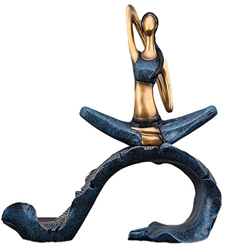 Yoga-Figuren und Dekor-Statuen, kreative abstrakte Schönheitsskulptur, Ornament, Heim-Desktop-Dekoration, von Generic