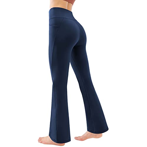 Yogahose Damen Stretch - Sport Leggings Damen High Waist Sportleggins Lang Hohe Taille Weites Bein Flared Sporthose Schlaghose Bootcut Pilate Yoga Leggins Athletic Lange Hosen für Damen Yogahose Damen Stretch - Sport Leggings Damen High Waist Sportleggins Lang Hohe Taille Weites Bein Flared Sporthose Schlaghose Bootcut Pilate Yoga Leggins Athletic Lange Hosen für Damen von Generic