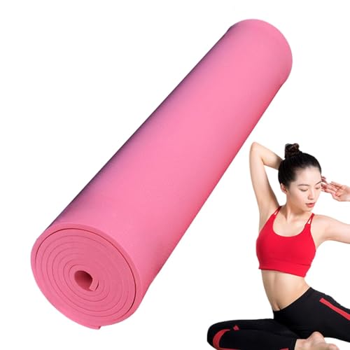 Yogamatte mit Schnalle – rutschfeste Yogamatte | Ideale Bodenmatte für Pilates, Stretching, Widerstandstraining und Therapie, Yoga-Fitnessmatte mit hoher Dichte, Zubehör für - und Fitnessgeräte fü von Generic