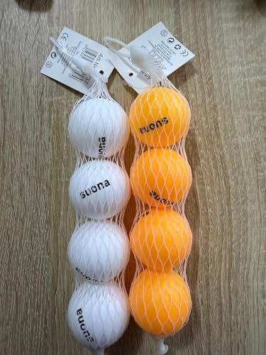 ZEBRAAS Suona Tischtennisbälle 8 Stück Orange, weiß 3 Sterne 40+ mm Hochwertige ABS für Training & Wettkampf, langlebig, präzise Rundheit, optimale Sprungkraft & Spin für Indoor & Outdoor Spiele ZEBRAAS Suona Tischtennisbälle 8 Stück Orange, weiß 3 Sterne 40+ mm Hochwertige ABS für Training & Wettkampf, langlebig, präzise Rundheit, optimale Sprungkraft & Spin für Indoor & Outdoor Spiele von Generic
