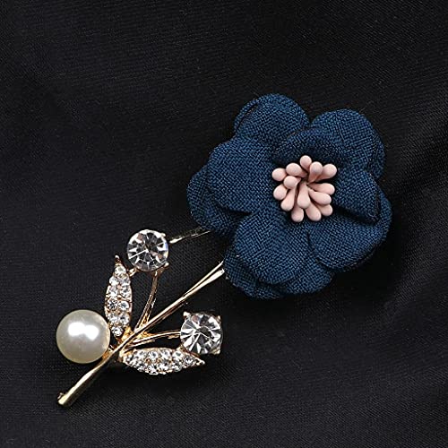 brosche Vintage süße Strass Blumen broschen männer Anzug schal Revers pins bräutigam Hochzeit Abendessen brosche zubehör Made in China von Generic