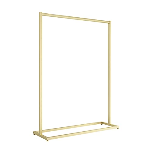 garderobenständer, robuste kleiderstange, hängende Kleidung, präsentationsständer, kleiderständer für zuhause, Schlafzimmer, wäscherei, Kleiner Ort im eingangsbereich/gold/120 x 40 x 130 cm von Generic