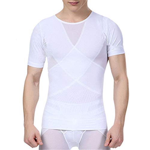 männer Brust Kompression Weste Bauch abnehmen Shapewear Bauch-Trimmer Shaper ärmel verlieren Gewicht körper Shapers von Generic