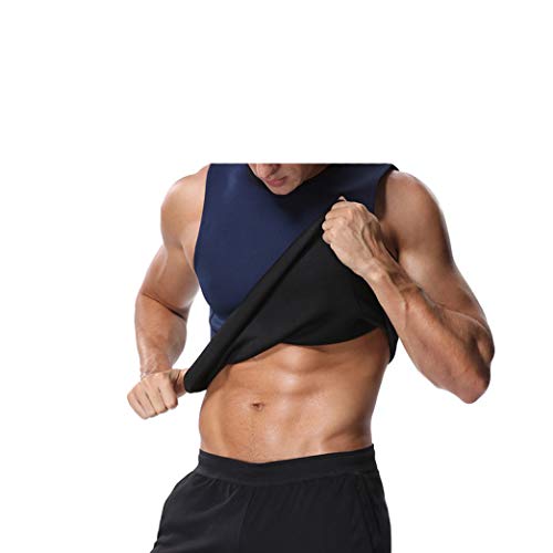 männer Sauna Weste Body Shaper Taille Trainer abnehmen t-Shirt Bauch Shapewear Bauch Muskel Shaper von Generic