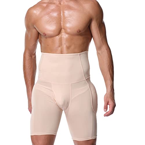 männer gepolsterte Butt Lifter Shorts atmungsaktive gürtel Body Shaper Stretch Oberschenkel schlanker Boxer Briefs unterwäsche Nahtlose von Generic