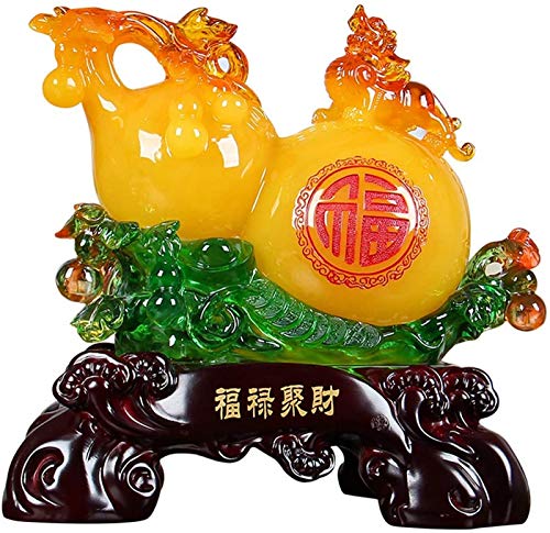 sdsfa Ornament Kunst dekorative glücksdekoration zuhause Wohnzimmer Dekoration feng Shui Statue Handwerk einweihungsparty eröffnung Ornament Figur von Generic