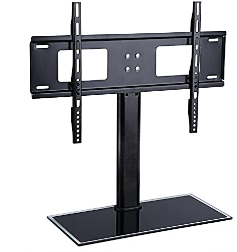 tv Wall Mount' Moderner, freistehender, schwarzer TV-Ständer auf Rädern mit 2 Ablagen, passend für 75/70/65/60/55-Zoll-Flachbildschirme, Verstellbarer rollender/mobiler TV-Wagen, Livin Wall Mount tv von Generic