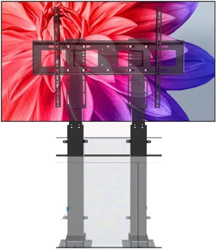 tv Wall Mount' Teleskop-TV-Halterung, vollautomatische TV-Halterung mit Fernbedienung, Teleskop-Regal, schwenkbare, neigbare TV-Wandhalterung für 55–120 Zoll Flache und Gebogene TV-Klapp-TV-Halterung von Generic