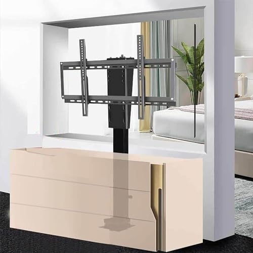 tv Wall Mount' Verstellbare TV-Halterung, verstellbare TV-Halterung – manuelle Drehung um 360° nach Links und rechts, versteckt im TV-Lift im Schrank, passend für 32–75 Zoll große LED-Bildschirme, von Generic