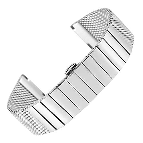 uhrenarmband, 18/20/22/24 mm Butterfly-Schnalle, Edelstahl-uhrenarmbänder, modische uhrenarmbänder für männer und Frauen, uhrenarmband von Generic