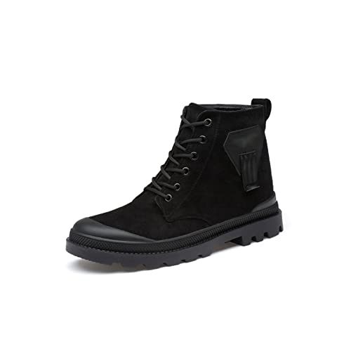 warme und praktische Winterschuhe, motorradstiefel, Herren-Schneestiefel, Winter-warme Outdoor-Walking-Stiefeletten, modisches Design, hohe Freizeitschuhe, Gummisohle, Plateauschuh von Generic